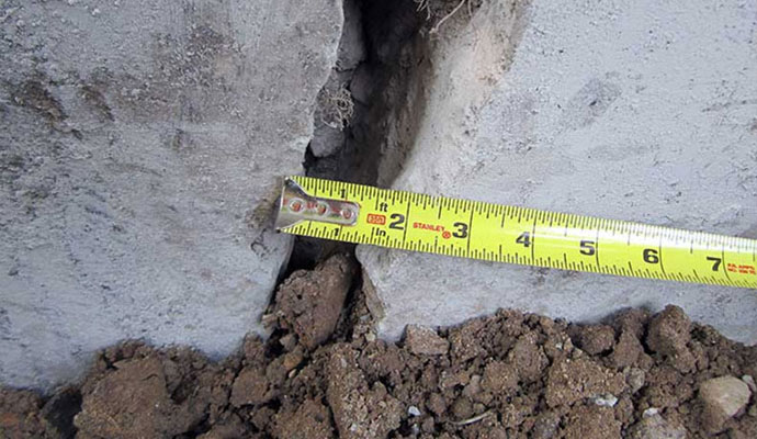 Foundation Problems due to Moisture Saturated Soil