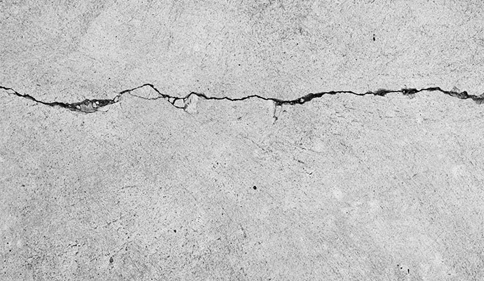 Ceiling, Brick Wall Crack