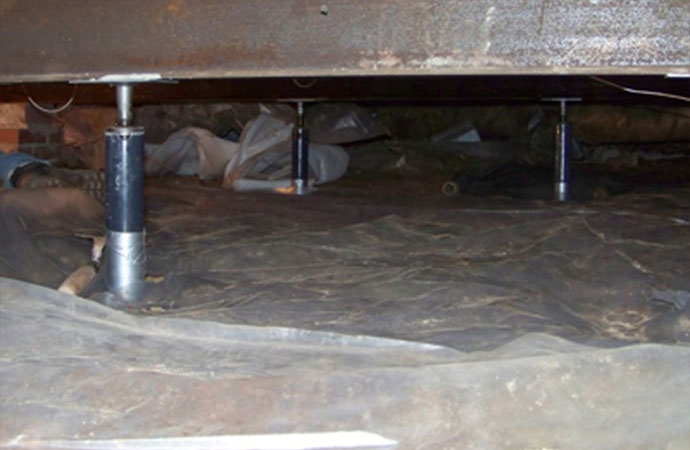 Crawl Space Joist Support