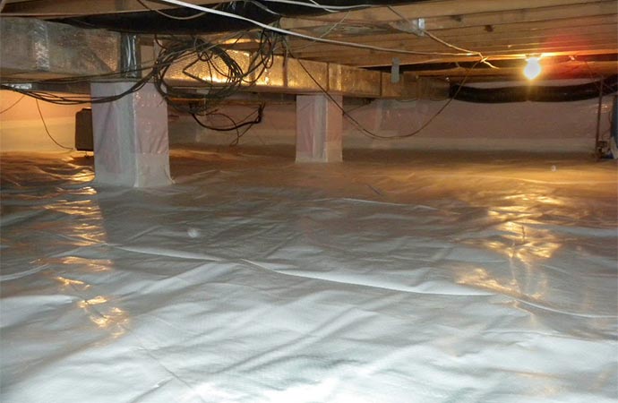 Pooling Water in Crawl Space